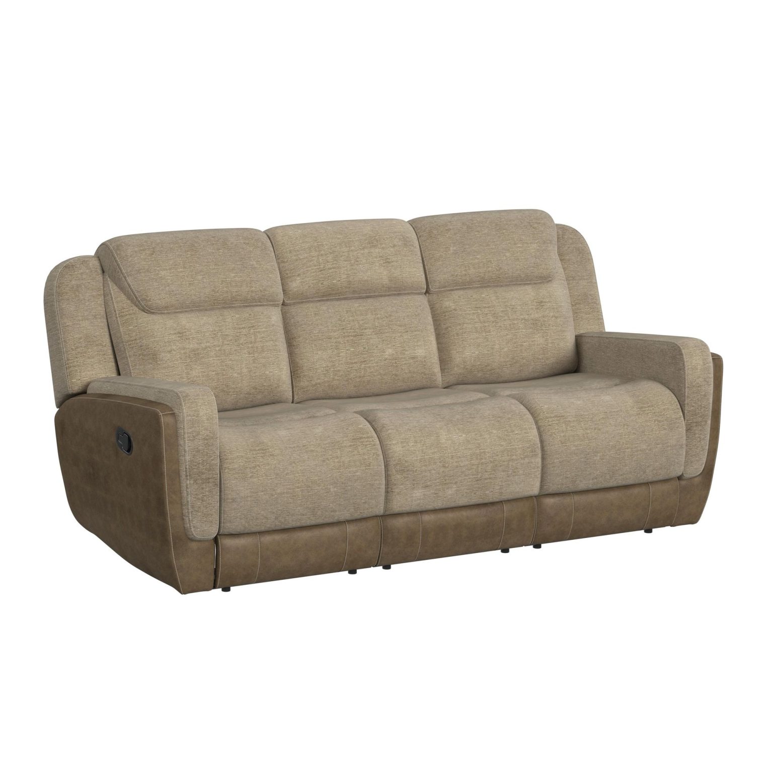 Hornet Rancho Beige Reclining Sofa