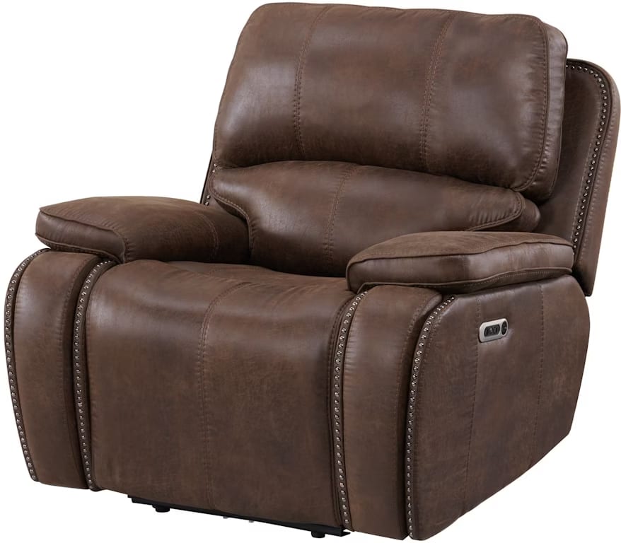 Atlantis Heritage Brown Power Recliner