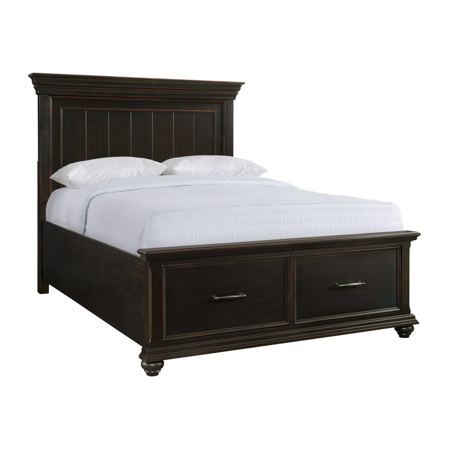 Slater Black Queen Storage Bed